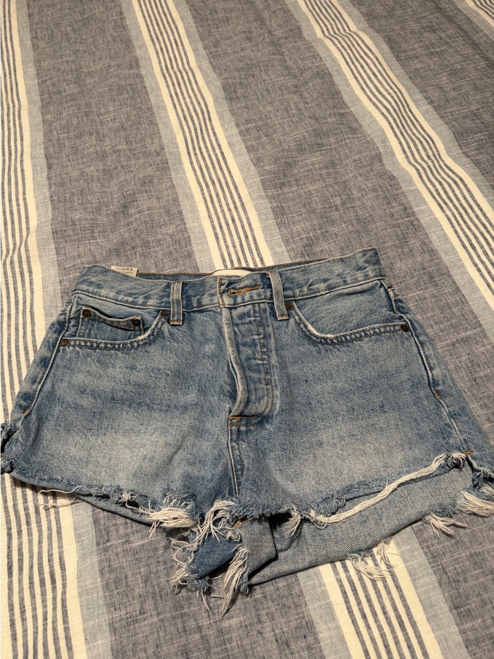 Denim Forum Aritzia Yoko cutoff shorts 25